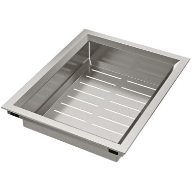 Drsni pladenj TASCA 280.HR – Nerjaveče jeklo, funkcionalna mobilnost na pomivalnem koritu