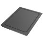 TASCA drsna rezalna deska iz črnega polietilena 285.HB